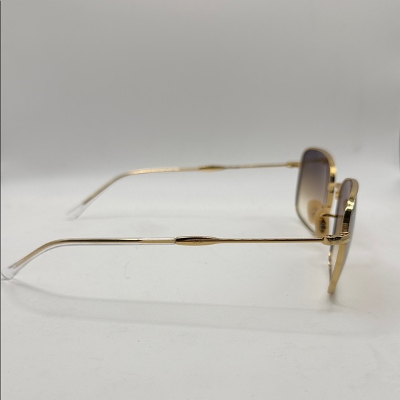 Ray-Ban Gold and Brown Sunglasses no case - Picture 2 of 4